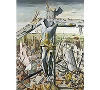 Blyth Bild Mann Christus Allegory War WWII Gemälde ungerahmt Wandbild Kunstdruck Poster Home Decor Premium