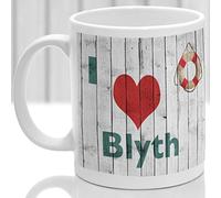 Blyth Mug, Gift to Remember Northumberland, Ideal Present,Custom Design.