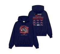 BM 2025 World Tour Hello Monsters Hoodie BABY-MON-S7ER Support Printed Merch Cotton Shirt(Blue- Fleece,S)