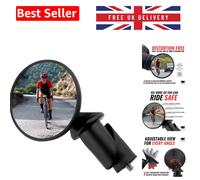 BM-45 Bar End Mirror: Clear RearView for Cyclists; Easy to Install on Handleb...