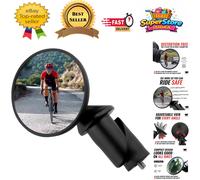 Wide-Angle Bike Mirror for Clear RearView - Easy Installation on Handlebars
