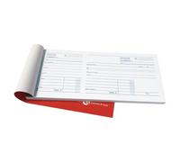 BM BeMore Mod 89, 0100092, Receipt Block for Rent Mother Daughter, Paper Hand Use, 100 Copies, Size 10 cm x22 cm, Pack of 5