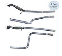 BM Catalysts BM50085 Exhaust Pipe Centre Fits Ford Fiesta Fusion Mazda Mazda2