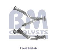 BM CATALYSTS Exhaust Pipe Front Right Fits Mitsubishi Pajero/Shogun + Fitting