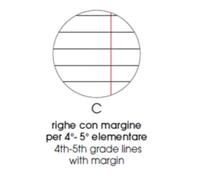 BM Maxi Notebook A4 80 g Animal Line c/Margin C 1 Piece