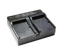 BM Premium Dual Battery Charger for Olympus OM-D E-M1 Mark II Camera, 7.4V, Black