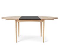 BM0121 Borge Mogensen Dining table Carl Hansen & Søn with MDF black - soaped oak - 5715397393264