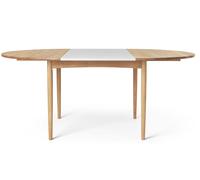 BM0121 Borge Mogensen Dining table Carl Hansen & Søn with MDF grey - oiled oak - 5715397393271