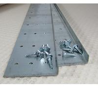 BM17 Bower Beams 150mm X 1000mm Joist Repair Plates x 1 Pair Inc. 16 Coach Screw Fixings (M10 x 40mm) (DELIVERY to Mainland UK ONLY)