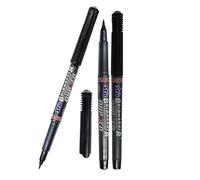 BM30 Permanent Markers, BLACK, Extra Fine Point, Pack of 3, CD/DVD/OHP Marker Pens, Mark Write Draw Sketch, Waterproof Ink, iZOFAX Black Ball Pen