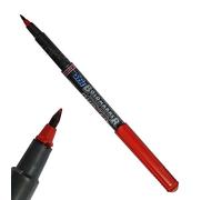 BM30 Permanent Markers, RED, Extra Fine Point, Pack of 1, CD/DVD/OHP Marker Pens, Mark Write Draw Sketch, Waterproof Ink, iZOFAX Black Ball Pen
