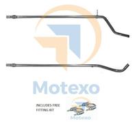 BM50125 Exhaust Middle Pipe Fiat Panda 1.2 Petrol Hatchback 9/2003 to 12/2011