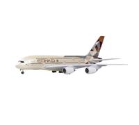 BMAONZ 1/160 For 380 A380 ETIHAD W Light And Wheel Diecast Resin Plane Model Miniature Collection 50.5CM Model Building Kit(Without light)