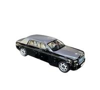 BMAONZ 1:18 For Rolls-Royce Phantom Extended Alloy Diecast Car Model Static Ornaments Hobbyist Showcase(Silver)