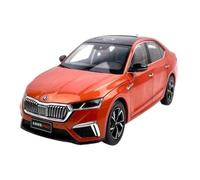 BMAONZ 1:18 for SAIC Skoda Octavia PRO 2021 Orange/Nebula Blue Alloy Car Model miniature Collectible(Orange)