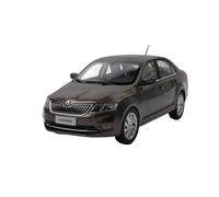 BMAONZ 1:18 For SAIC Skoda Rapid PA 2018 Brown Alloy Scale Car Model Ideal Display Model Surprise Toy