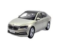 BMAONZ 1:18 For Škoda 2020 Gold/Purple Alloy Car Model Rare Retro Collectibles Nostalgic Souvenir
