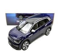 BMAONZ 1:18 For Volkswagen ID.6X SUV Light Edition Alloy Car Model Realistic Interior Doors Can Open(Purple)