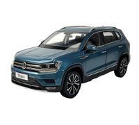 BMAONZ 1:18 For Volkswagen Tharu 2019 Blue SUV Off-Road Car Alloy Model Classic Car Family Vehicle
