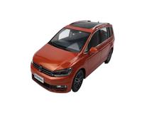 BMAONZ 1:18 For Volkswagen Touran L Blue/Orange/Brown Alloy Car Model Fashion Multicolour Metal Model(Orange)