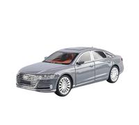 BMAONZ 1 24 For A8 Alloy Diecast Model Car Car Scale Model Sound And Light Toy(Grey)
