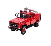BMAONZ 1:24 For CA141 CA142 Fire Truck FAW Truck Car Model Alloy Model Red Two Styles Available(Red B)