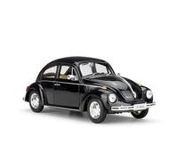 BMAONZ 1 24 For Volkswagen Beetle Type 1 Classic Car Metal Alloy Model Car Miniature Model Collectible(Black)