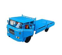 BMAONZ 1:24 For Yellow River X7 Tractor Towed Head Heavy Automobile JN150 Truck 8 Tons Alloy Car Model Souvenir(Blue)