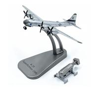 BMAONZ 1/300 For B29 Bomber Fighter Silver Decor Alloy Souvenir Airplane Model Metal Game Model Model Building Kit