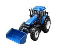 BMAONZ 1:32 For 8360 Metal Shovel Loader Engineering Tractor Transport Vehicle Scale Car Rare Blue Model