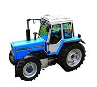 BMAONZ 1:32 For Ni Nongji Tractor Model Blue Agricultural Vehicle Alloy Car Workspace Ornament