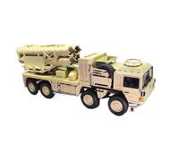 BMAONZ 1:32 For Tactical Truck Chassis Missile Vehicle Alloy Model Missile Launch Vehicle Gift(Yellow)