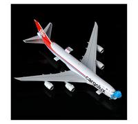 BMAONZ 1/400 For Luxembourg B747-8F Cargo Plane Model Transport Aircraft Diecast Model With Wheels Model Building Kit(White C)