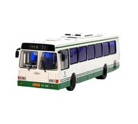 BMAONZ 1:64 For 71 Road Alloy City Alloy Static White Bus Model Collection Hobby Retro Souvenir