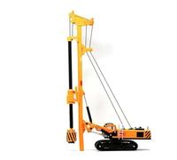 BMAONZ 1/64 For Diecast Rotary Drilling Rig 625021 Metal Vehicle Metal Alloy Engineering Truck(Yellow)