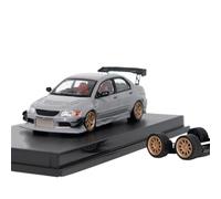 BMAONZ 1 64 For Lancer EvoIX Widebody Diecast Model Car Finished Car Model Static Alloy Car Model(A)