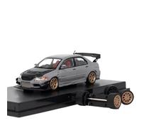BMAONZ 1 64 For Lancer EvoIX Widebody Diecast Model Car Finished Car Model Static Alloy Car Model(B)