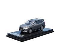 BMAONZ 1:64 For LX570 SUV Alloy Multi-Color Car Model Simulation Scale Die-Cast Collectibles(Grey)