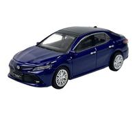 BMAONZ 1:66 For TOYOTA 8th Generation Camry Red/Blue Silver Wheels Alloy Car Model Sedan Toy Car(Blue)