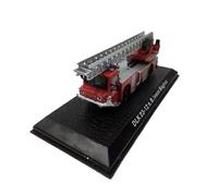 BMAONZ 1:72 For DLK 23-12 N.B. Iveco Magirus Turntable Ladder Fire Truck Alloy Model Metal Toy (red)