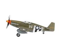 BMAONZ 1:72 For P-51B Mustang Fighter Green Classic Alloy Aircraft Model Miniature Design Model Model Building Kit