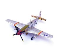 BMAONZ 1:72 For P-51B Mustang P51 Fighter Series Alloy Static Airplane Model Multiple Options Available Model Building Kit(Silver)