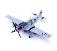 BMAONZ 1:72 For P-51B Mustang P51 Fighter Series Alloy Static Airplane Model Multiple Options Available Model Building Kit(Blue)