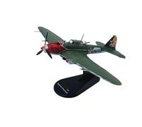 BMAONZ 1/72 For Russia Ilyushin IL-2 Shturmovik IL II IL 2 Alloy Aircraft Airplane Fighter Replica Model Model Building Kit(Green)