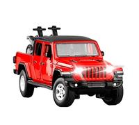 BMAONZ For Gladiator 1 32 Alloy Pickup Car Model Simulation Sound Light Steering Shock Absorber Toy Vehicle Gift(Red)