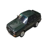 BMAONZ Scale Diecast Model 1:18 For Alloy Super Sport Quattro SWB Short-axle Dark Green Rare Vehicle Decorative Ornaments Pre-Built Model Motor Vehicles