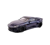 BMAONZ Scale Diecast Model 1:18 For Nissan 400Z By Pandem 2023 Midnight Blue Resin Car Model Home Decoration Display Stand Decor Pre-Built Model Motor Vehicles