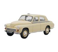 BMAONZ Scale Diecast Model 1:24 Warsaw,For Poland Taxi Alloy Car Models Toys Static Display Vintage Nostalgia Collectibles Pre-Built Model Motor Vehicles