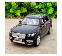BMAONZ Scale Diecast Model 1 32 For Volvo XC90 SUV Diecast Model Toy Sound And Light Car Toy Collection Pre-Built Model Motor Vehicles(Black)