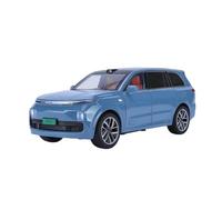 BMAONZ Scale Diecast Model Alloy Car Model 1 24 For Ideal L9 Die-cast Model Simulation With Sound And Light Pull Back Toy Pre-Built Model Motor Vehicles(Blue)